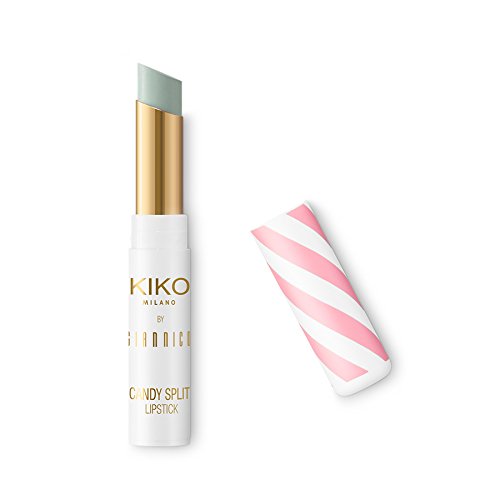 Kiko Milano Candy Split Lipstick Cream Lipstick with Vanilla Flavour (04 Creamy Sage), sage ‎04