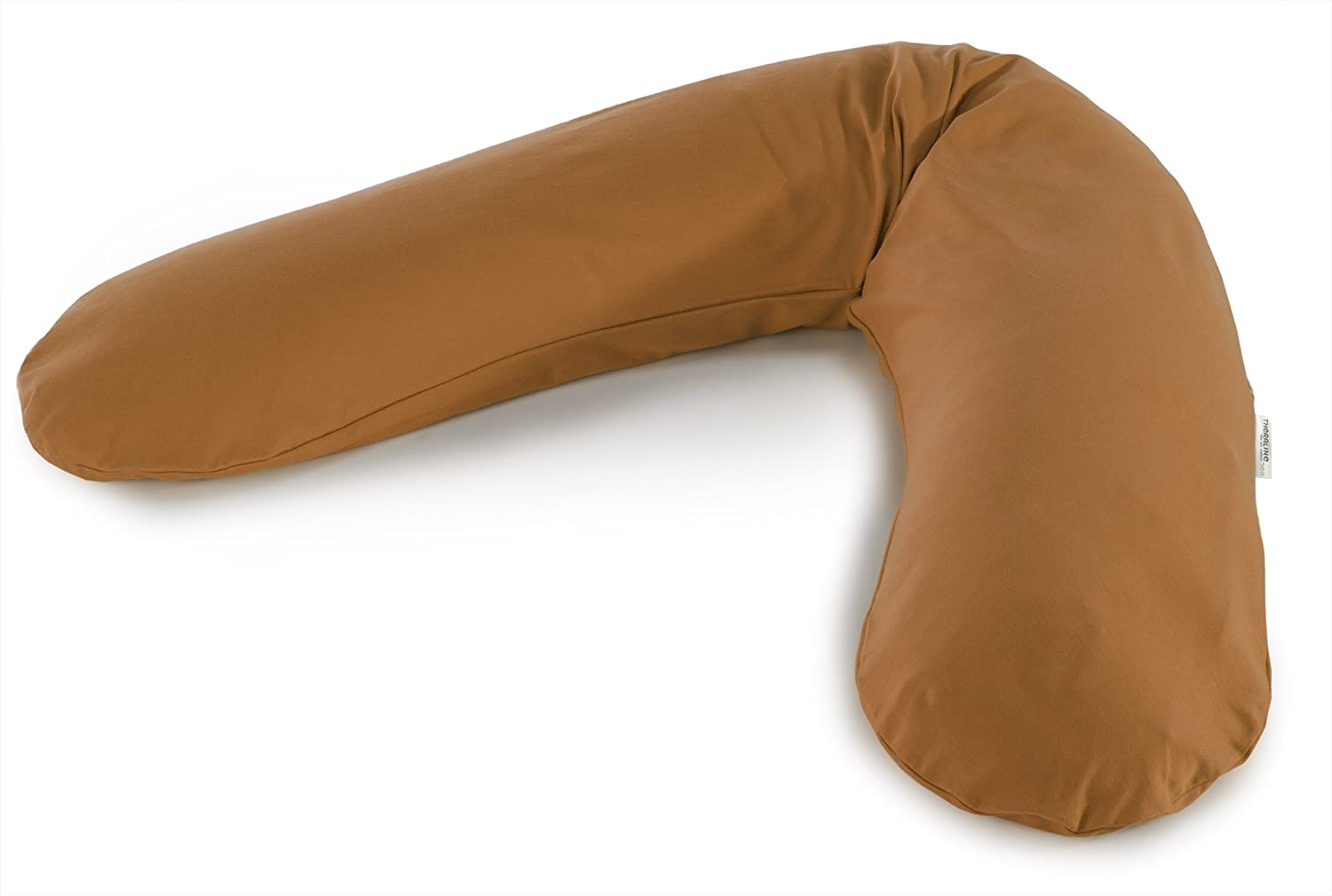 Replacement Cover For The Original Theraline Pregnancy And Nursing Pillow, 100% Cotton. Uni ochre