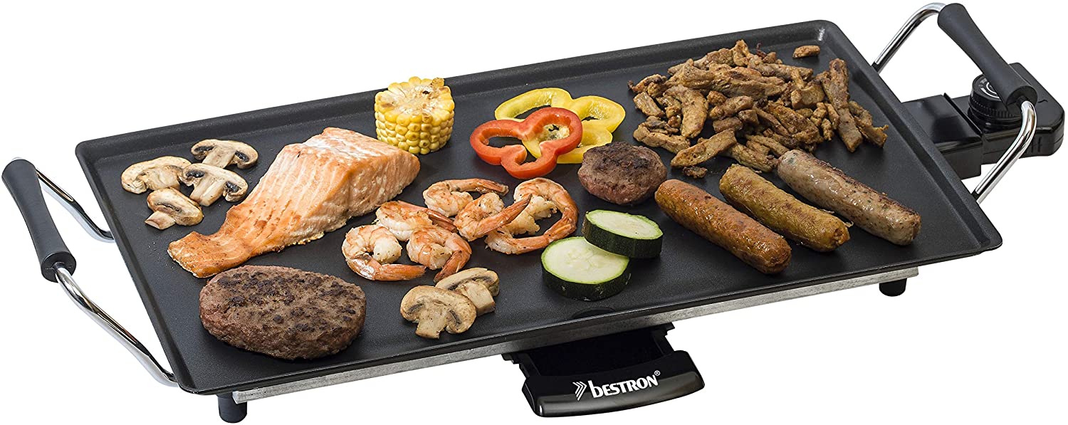Bestron Electric Planch / Teppanyaki Grill Plate With Non-Stick Coating