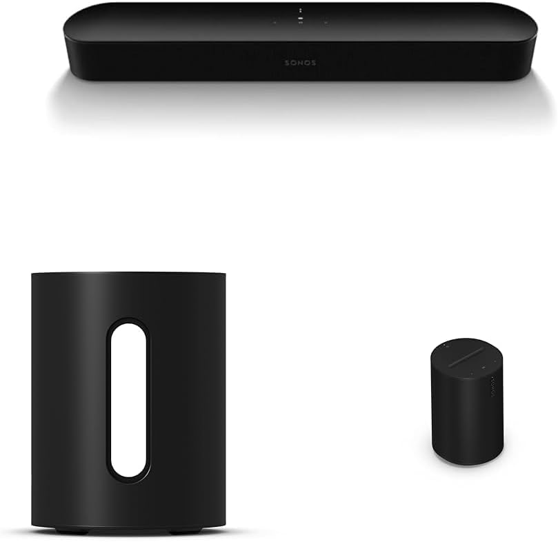 Sonos Set - Beam/Sub Mini/Era 100 (x2) - Black