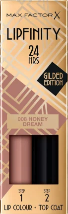 Max Factor Lipstick Lipzinity 008 Honey Dream, 2 ST