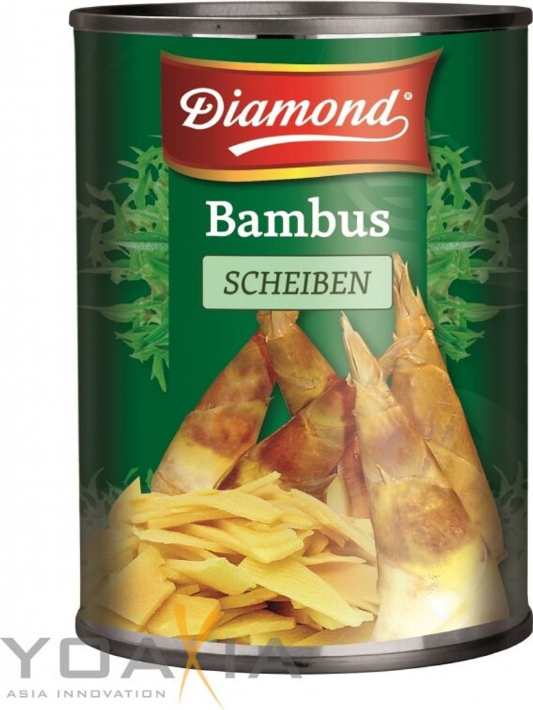 [ 3x 540g / 300g ATG ] DIAMOND Bamboo Shoots Slices / Bamboo Slices
