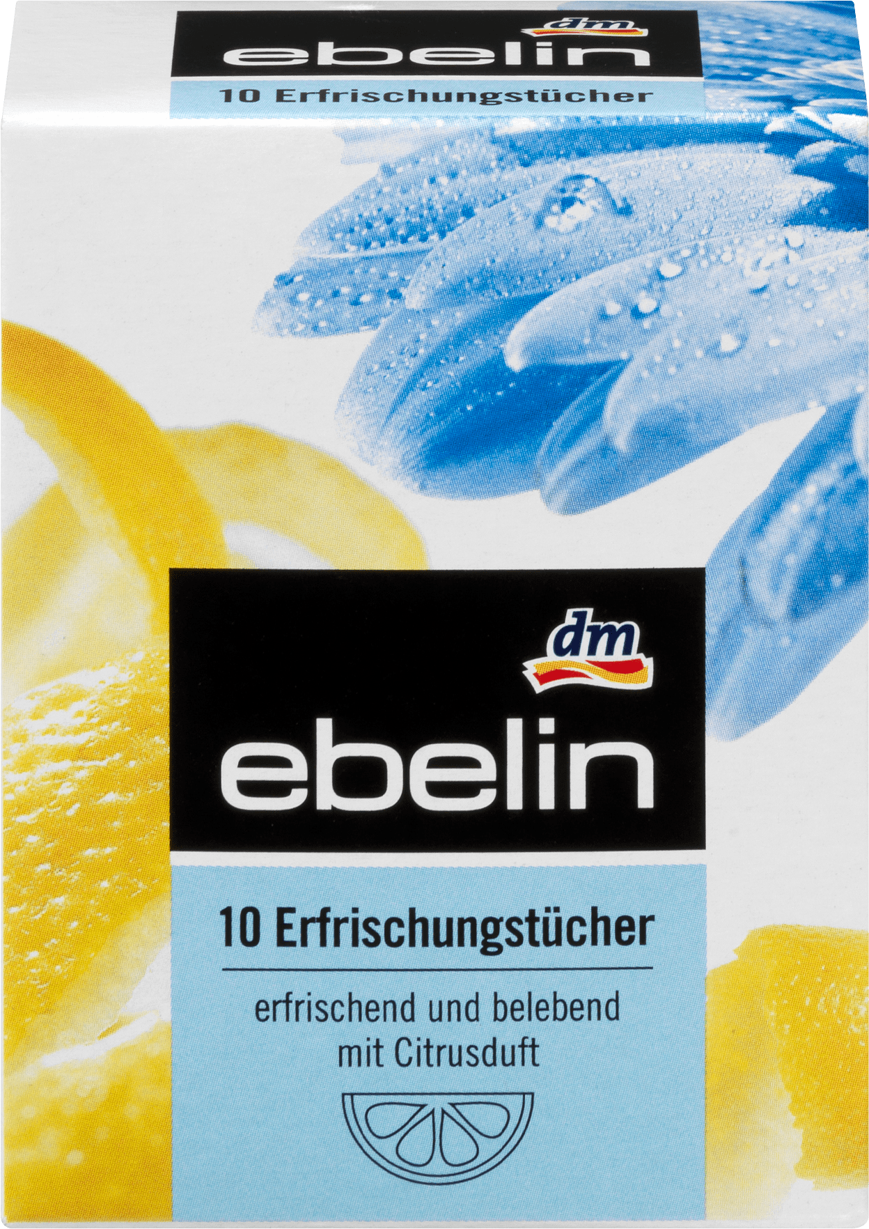 Refreshing Towels With Citrus Scent, 10 Pcs