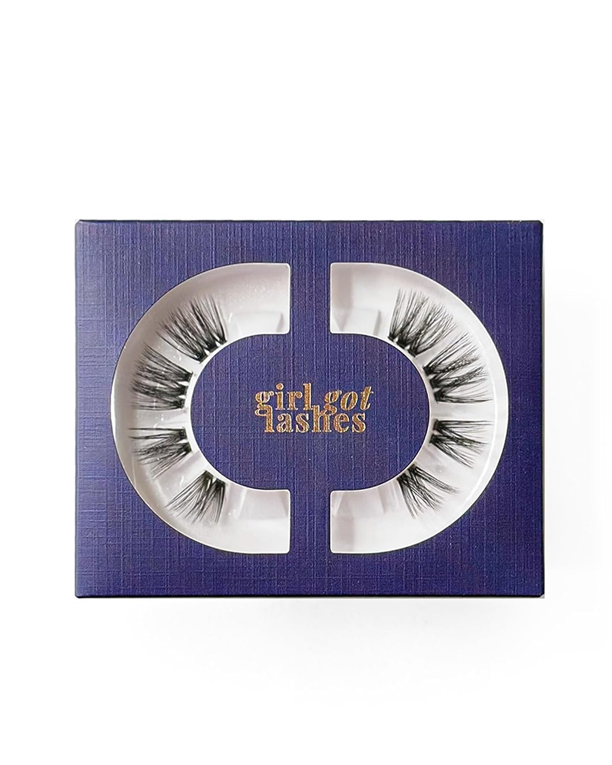 GIRLGOTLASHES Mini Box Doll Eye Edition N°2 Eyelash Extensions for Home 1 Pair of Eyelashes Fake Lashes with 5-7 Days Hold Vegan Handmade