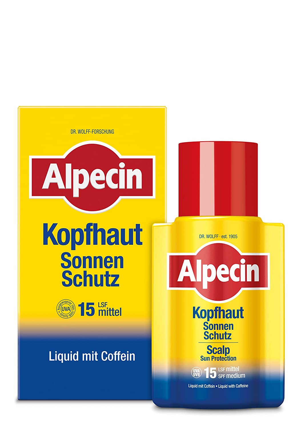 Alpecin Scalp Sun Protection SPF 15 1 x 100 ml – Protects Against Scalp Sunburn, Strengthens Hair Roots
