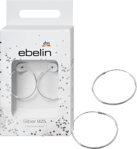 Hoop earrings 925 silver, 2 pieces