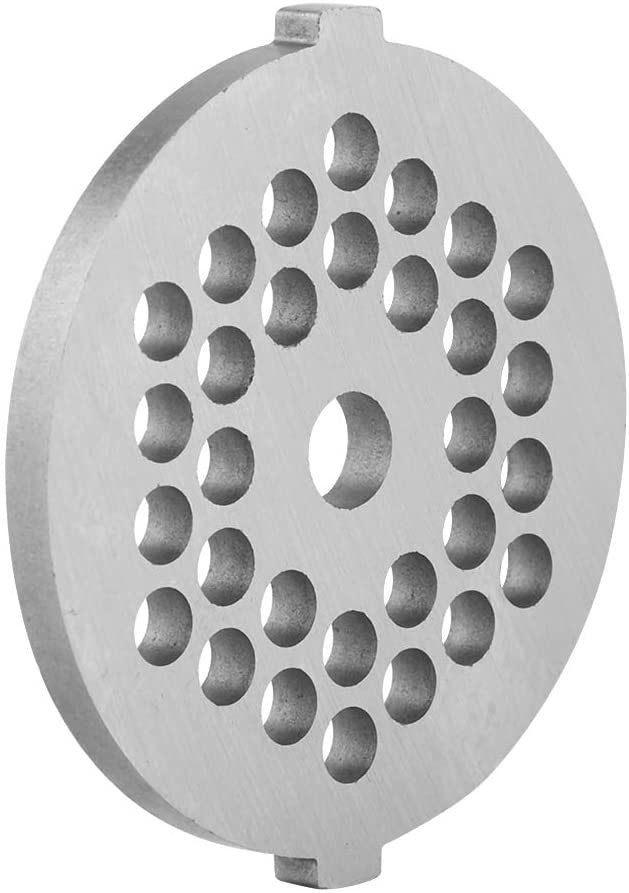 Garosa Meat grinder knife stainless steel disc meat grinder plate knife with 5 / 7 mm holes, professional replacement part for grinder meat grinder (7 mm)