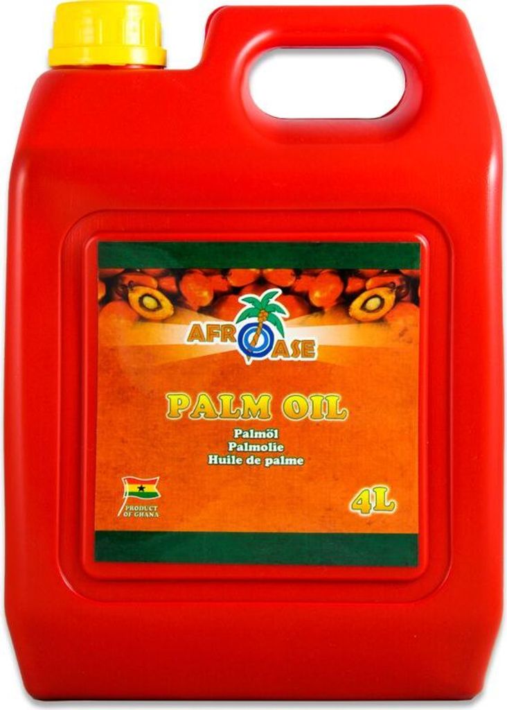 [ 4 Liter ] AFROASE Palmöl Kanister Palm Öl / Palm Oil