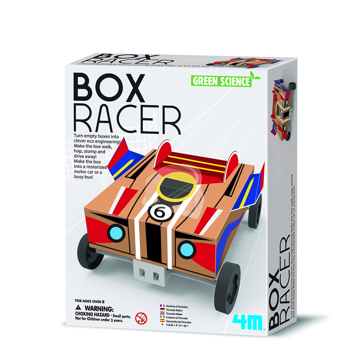 4 M 1.024.610,6 Cm Green Science Box Racer Toys