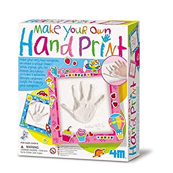 M Hand Print Learning Toy Make Your Own