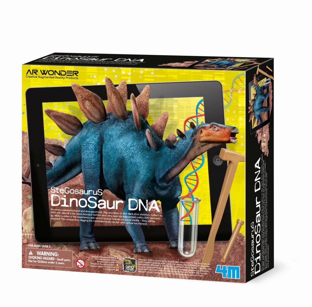 M Dinosaur Stegosaurus Dna Toy Augmented Reality