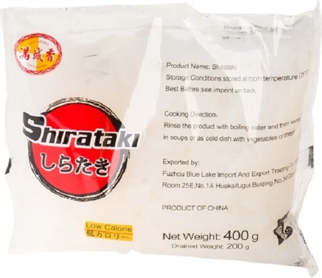 [ 400g / 200g ATG ] Konjac Noodles Shirataki "Wide Noodles" LOW CARB #10