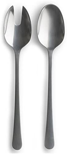 GEORGE Jensen GJ 283270 Matt Salad servers, Stainless Steel, Stainless Steel 4.3 x 34.7 x 25.7 cm