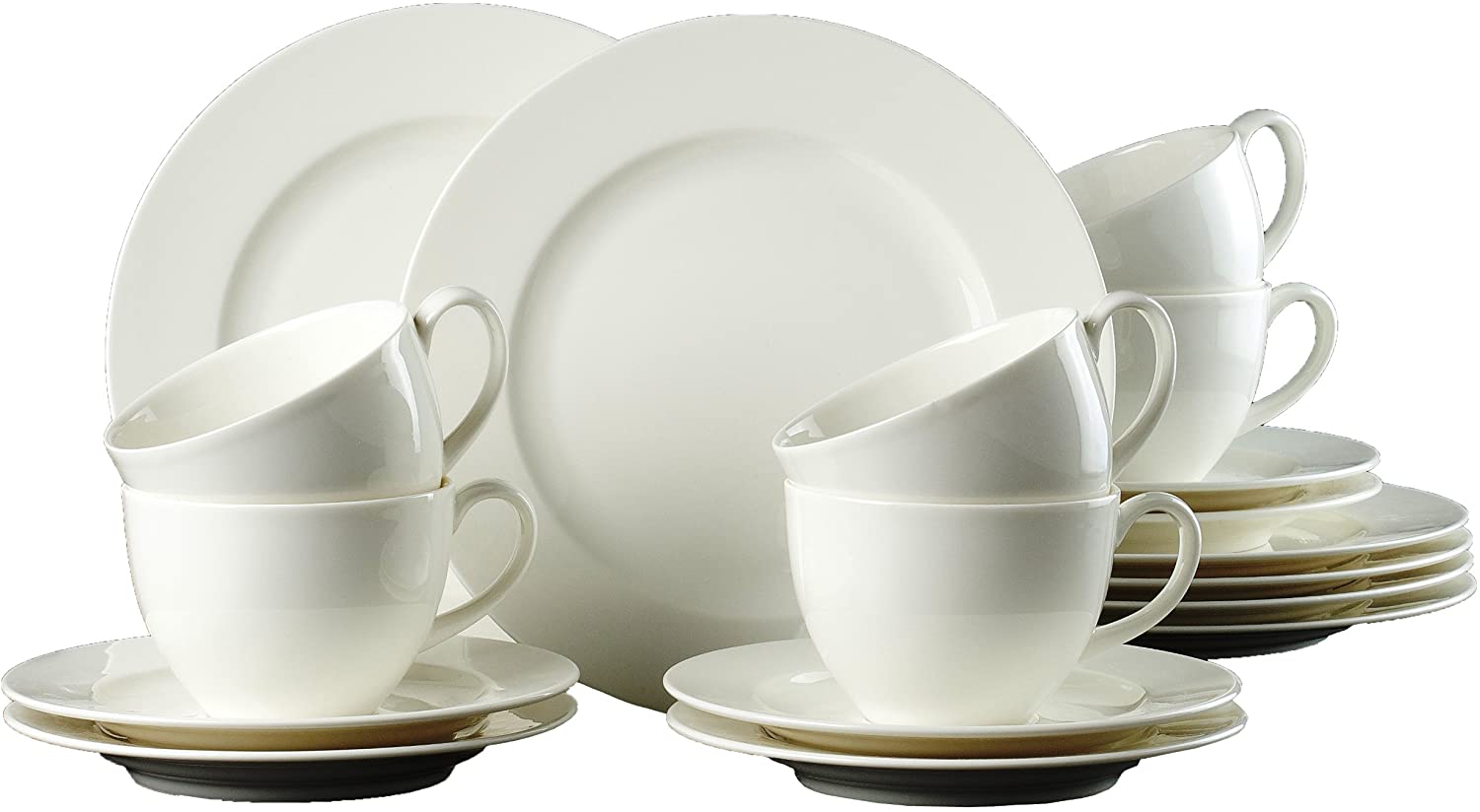 Ritzenhoff & Breker Coffee Set Solino, High Quality Porcelain, 18 Pieces, 60669