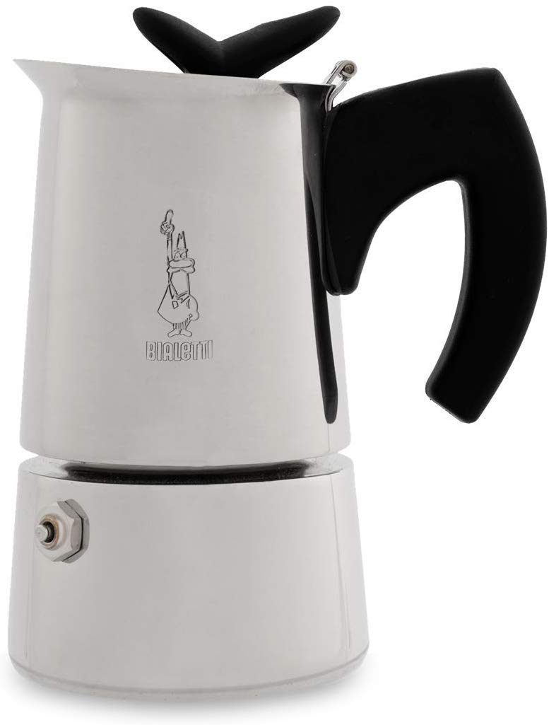 Bialetti Musa Coffee Maker, Stainless Steel, 2 Cups