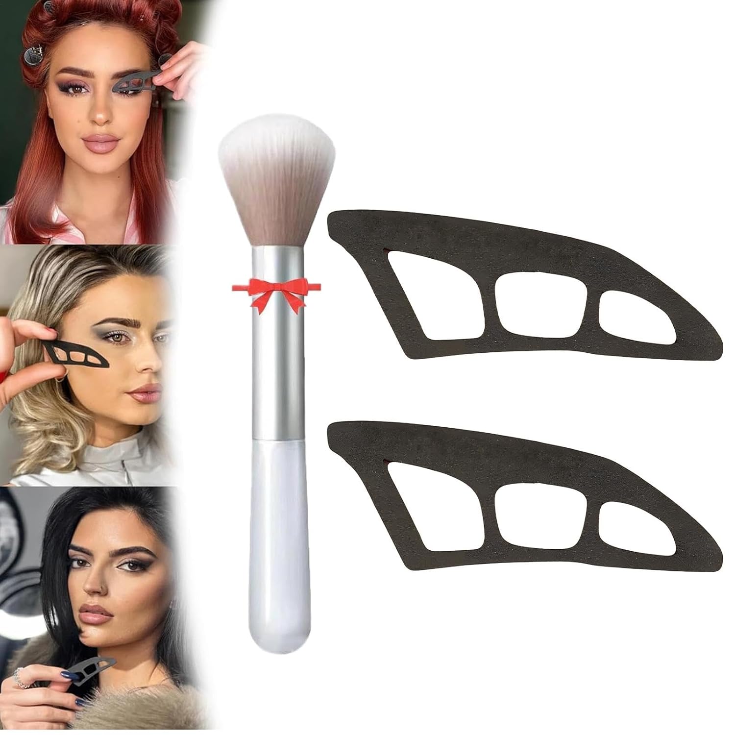 Eyetour Eyeshadow Tool, Eyeshadow Stencils for Eyes, Eyeshadow Assistant, Eyeshadow Makeup Tool for Beginners, Quick Make-Up Stencils