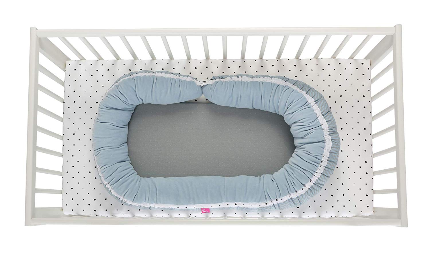 Motherhood 2-in-1 Baby Nest Plus Junior Sleepy-C Multifunctional Baby Bed, Palisades Blue, 92 x 52 cm