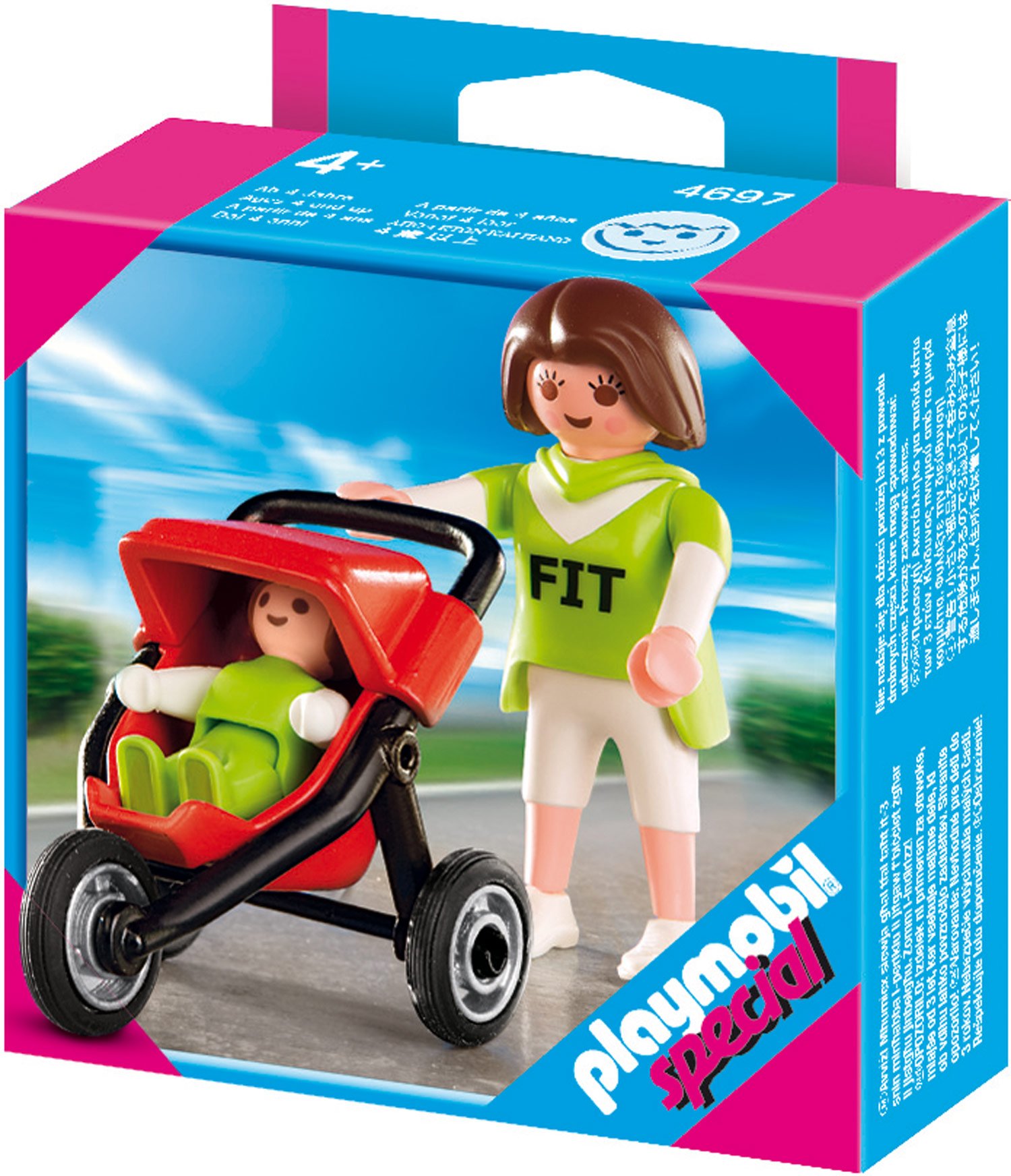 Playmobil Mother With Baby Jogger
