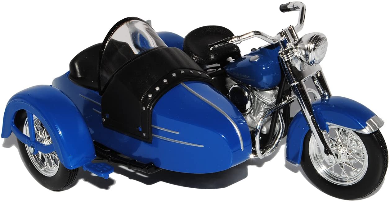 Maisto HarIey Davdson Best Car Hydra Glide Blue 1/18 Maisto Model Motorcycle With Or Without Indi