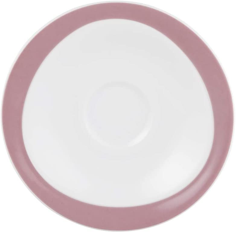 Seltmann Weiden Seltmann Trio Cameo Pink Porcelain Saucer for Mocha Cup 13 cm