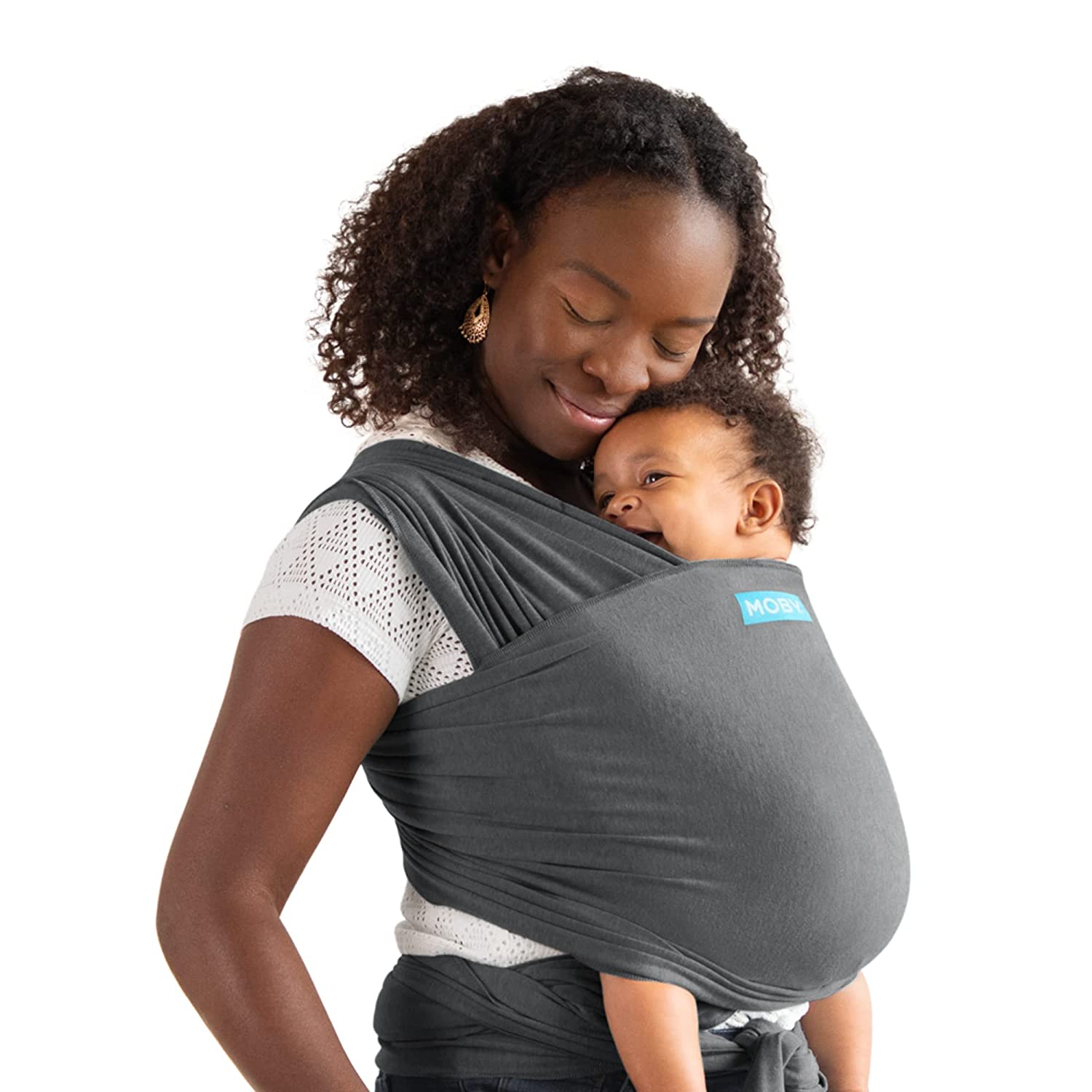 Moby Wrap Baby Sling Elements - Soft as a feather and super easy to wear - Aspalto