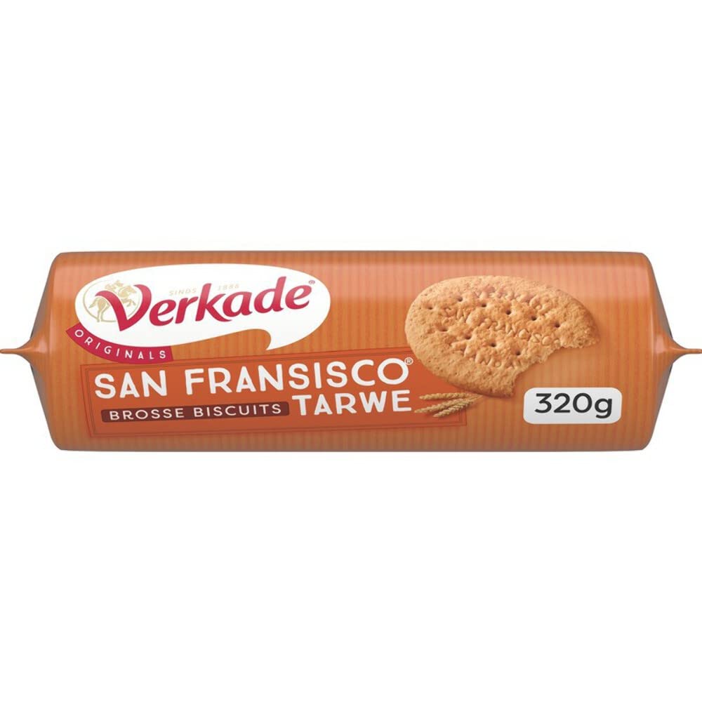 Verkade Kekse | San-Francisco-Weizen | Holländische Kekse | Holländische Süßigkeiten | 320 Gramm Total