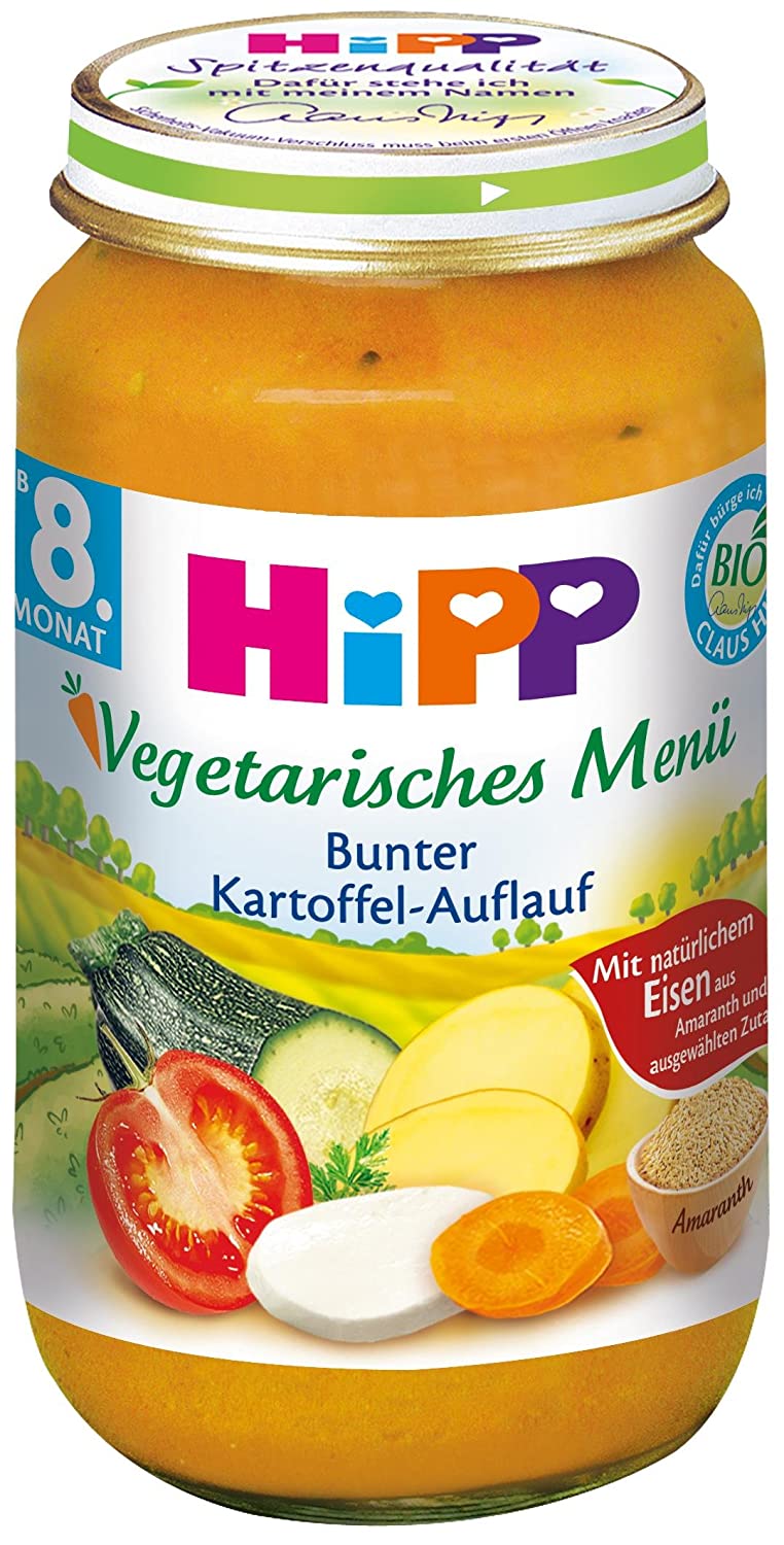 HiPP Bunter Kartoffel-Auflauf, 6er Pack (6 x 220 g)