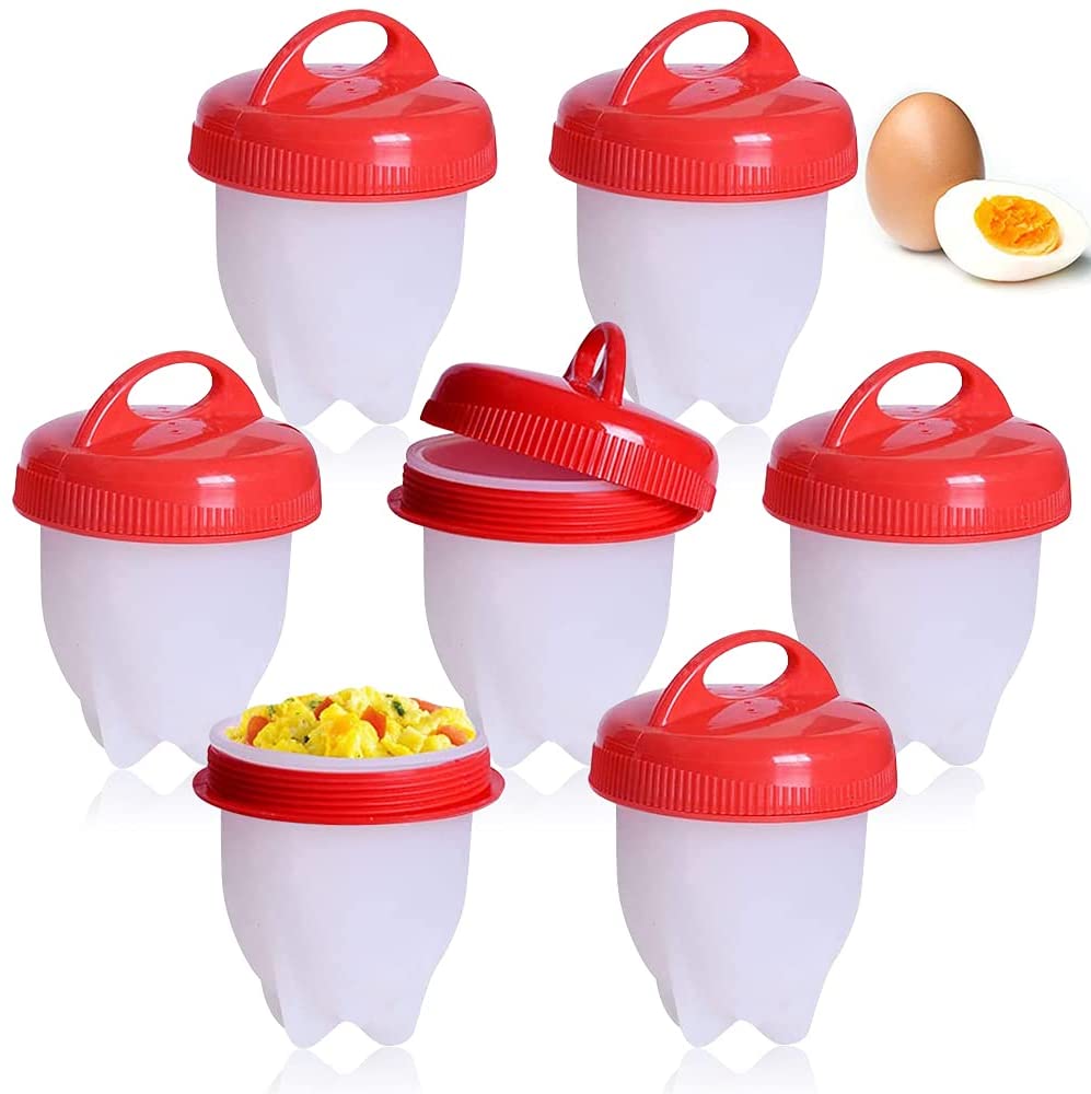 YQHbe Egg Boiler, Hard Boiled Eggs Without Shell, Silicone Egg Boiler, Non-Stick,