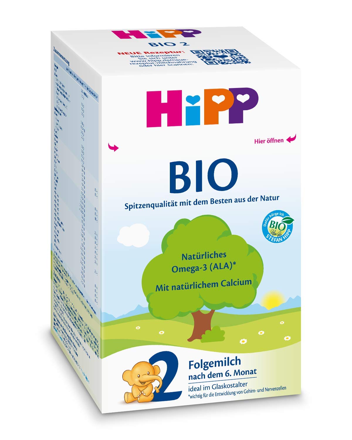 Hipp Bio 2 Folgemilch - ab dem 6. Monat, 3er Pack (3 x 600g)