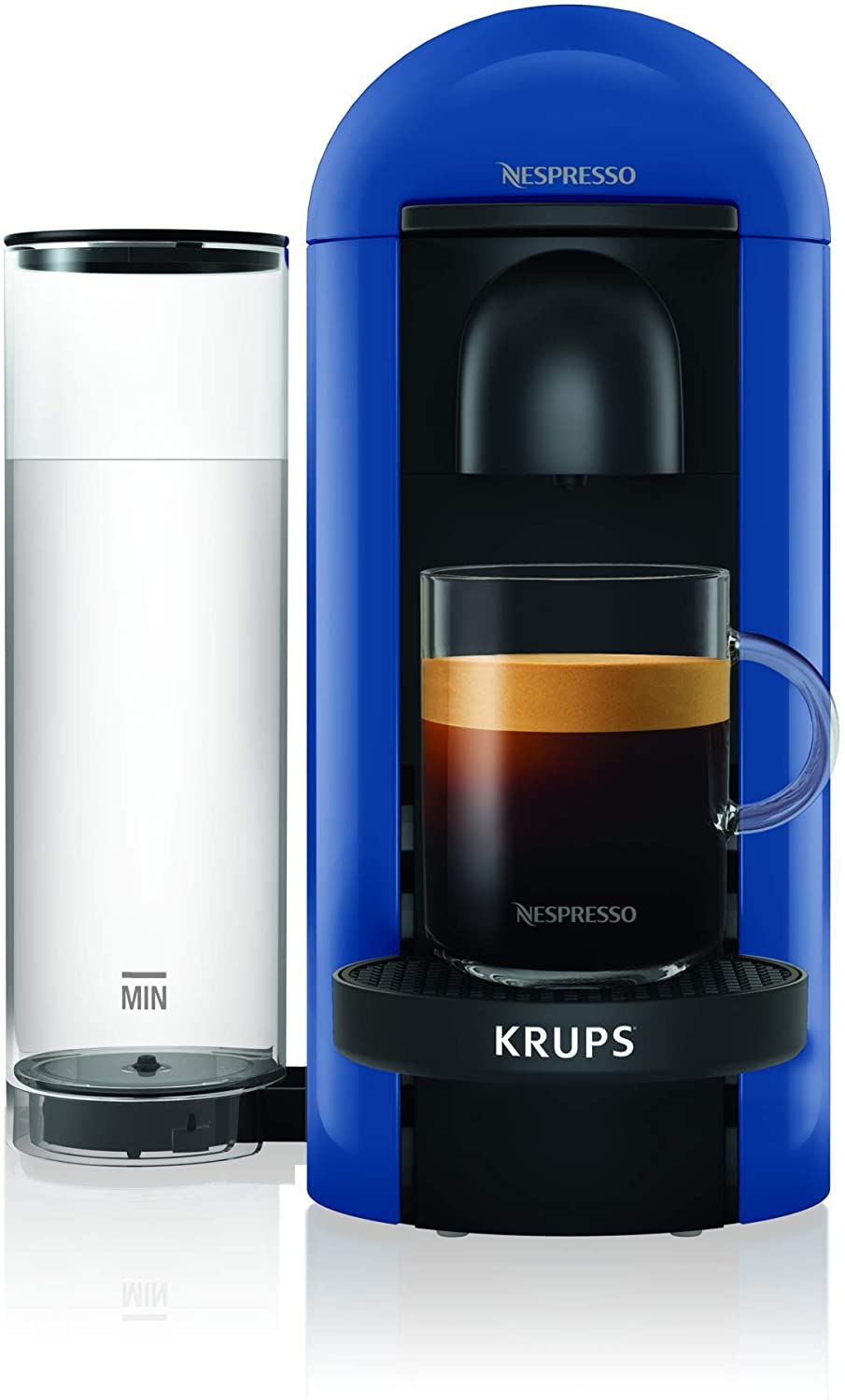 Krups Krups-Yy4228Fd Machine Nespresso-Vertuo Plus, Blue Coffee Pods, Coffe
