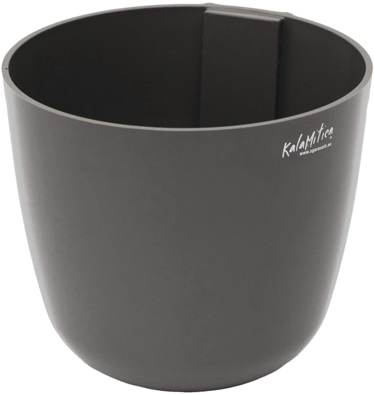 Kalamitica 14 Cm Diameter Boule Magnetic Pot - Black/Gun Metal