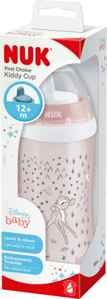 NUK Trinklernflasche Disney Bambi Kiddy Cup rosa, ab 12 Monate, 300ml, 1 St