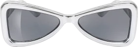 SUNDANCE Triangular party glasses in silver, 1 pc