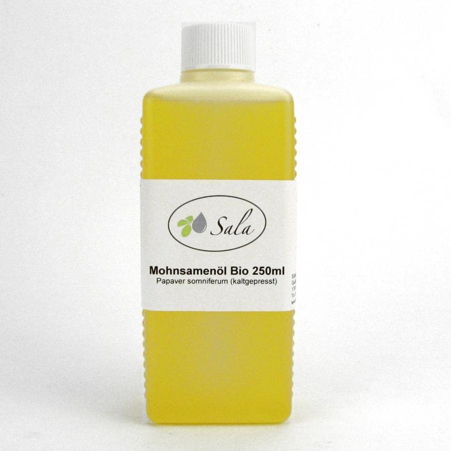 Sala Poppy Seed Oil Cold Pressed Organic (250 ml HDPE Bottle)