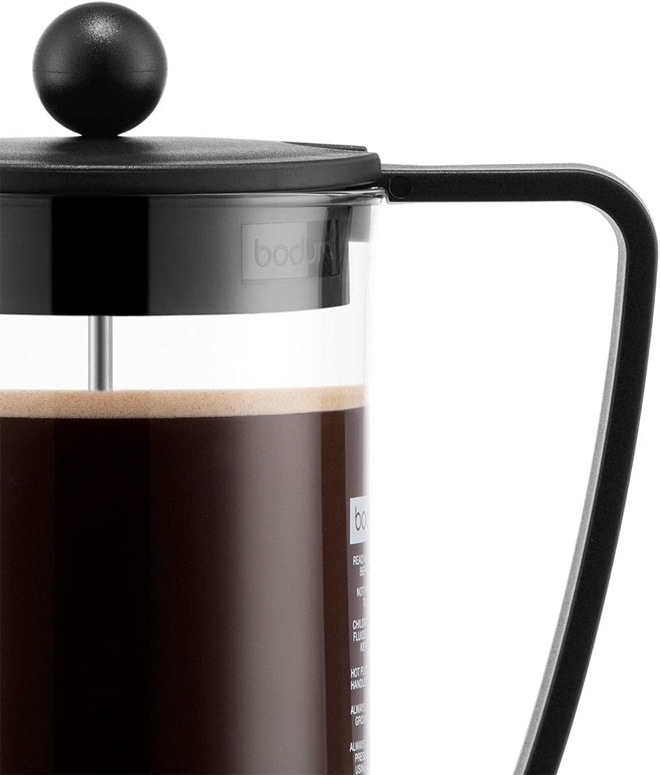 Bodum Brazil French Press 3-Cup Coffee Maker, 0.35 L/12 oz - Red