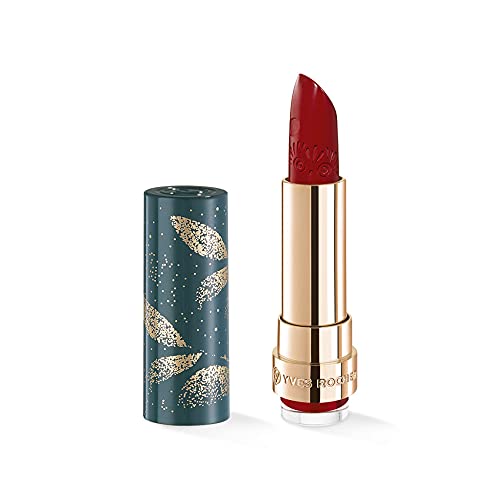 Yves Rocher Festive Collection Lipstick Vertige Satin Rouge Dahlia, 3 New Glamorous and Festive Colours Limited Edition 1 x Pen 1.7 g, dahlia ‎rouge