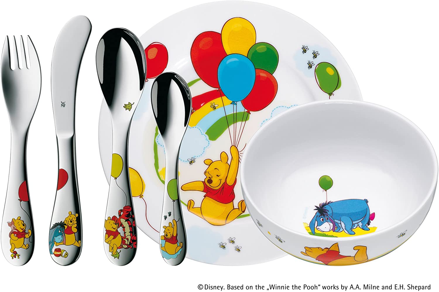 WMF Cuddle Children\'s Cutlery Set 4-Piece, 400x250x98 cm