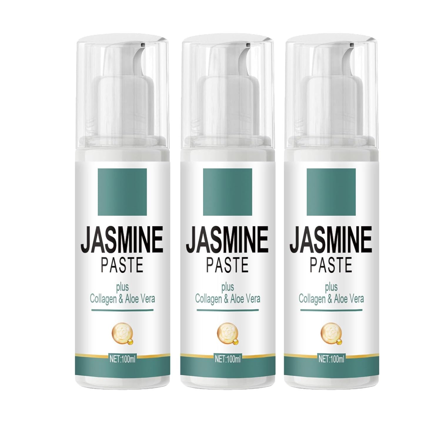 generisch Jasmine Ointment Dark Circles, Active Jasmine Ointment, Jasmine Paste-Plus Collagen and Aloe Vera, Anti-Dark Edges Eye Cream, Anti-Wrinkle Revitalize Eye Cream, for Dark Circles, Puffiness, Wrinkles