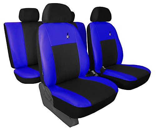 \'CITROEN JUMPY 5 Set Seat Covers Eco Leather \"Road 7 Colours.
