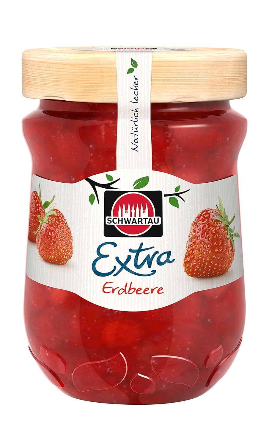 Schwartau Extra Strawberry Jam Pack of 6 (6 x 600 g)