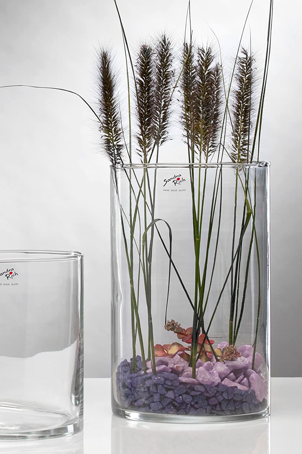 Sandra Rich glass vase CYLI cylinder 30cm