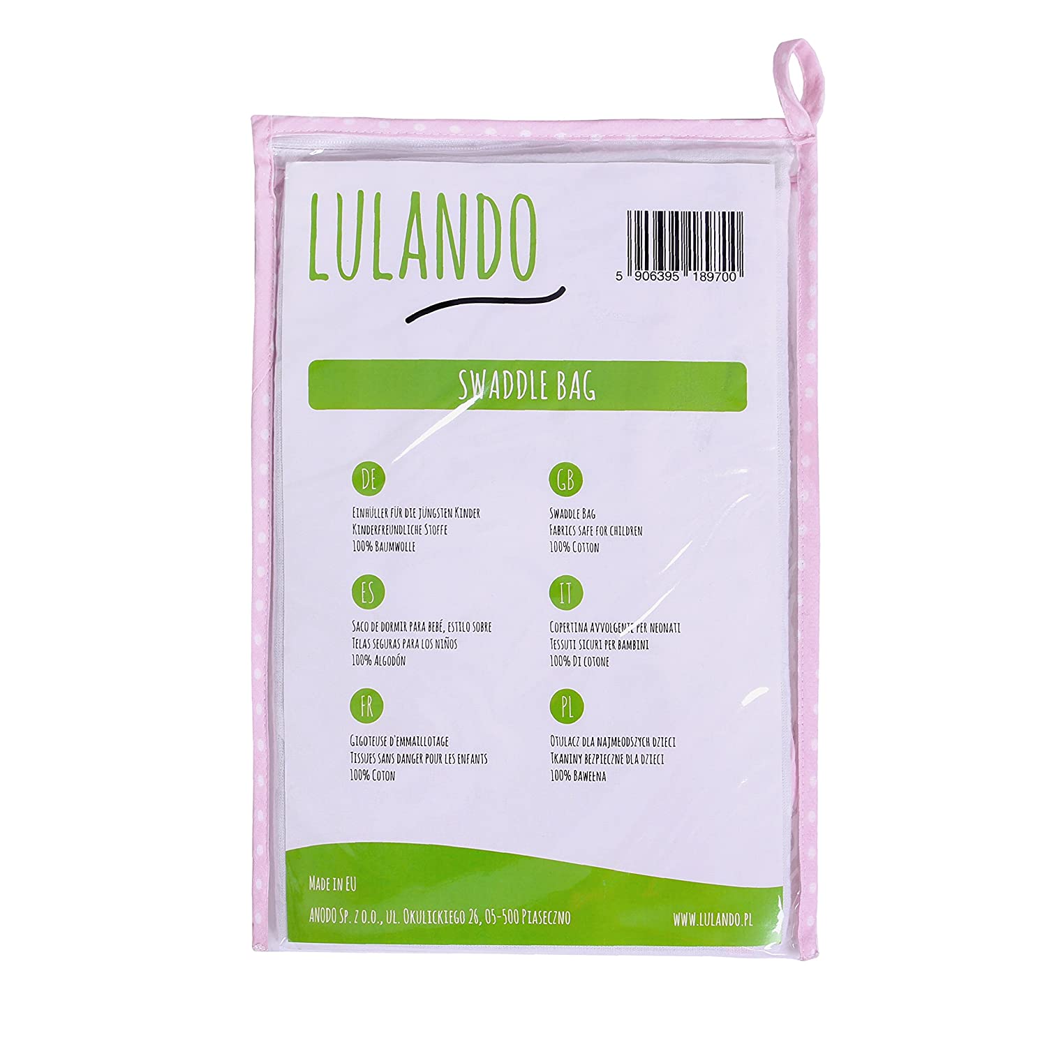 Lulando full body swaddling bag, baby blanket, 100% cotton