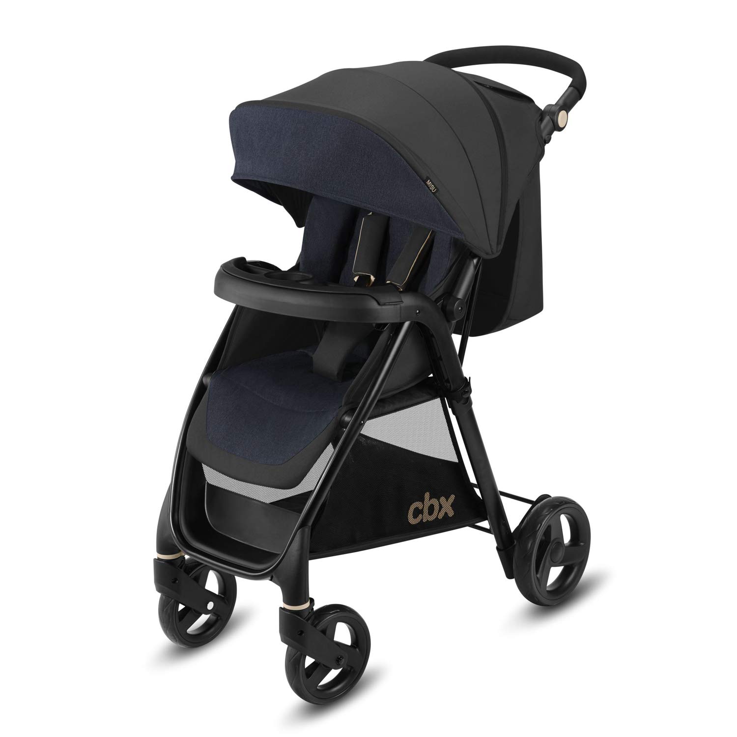 cbx Misu Buggy with Rain Cover from Birth to 15 kg Denim Blue