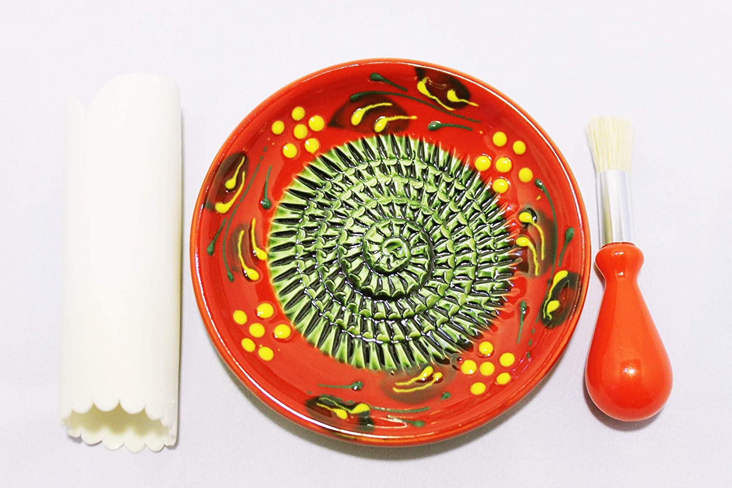 JOSKO Produkte 2736 Grating Plate Set Ceramic Red