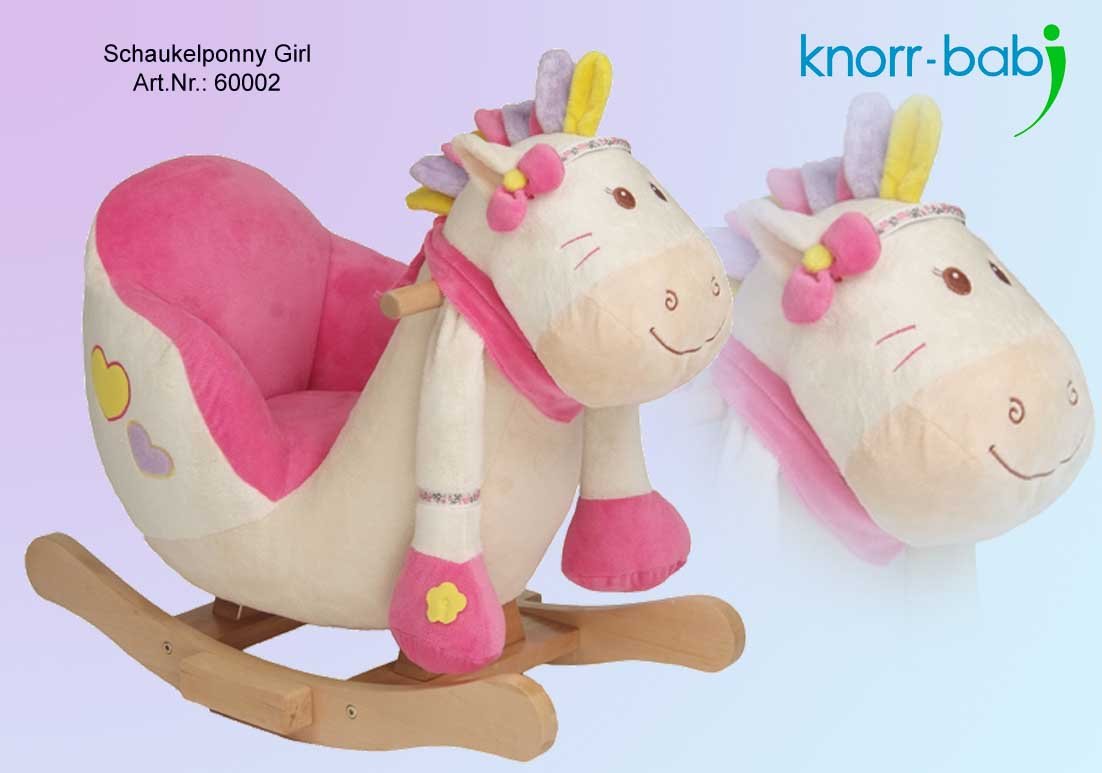 Knorr-Baby 60002 Rocking Pony Toy Girl