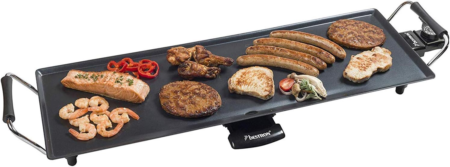 Bestron Electric Planch/Teppanyaki grill plate with non-stick coating
