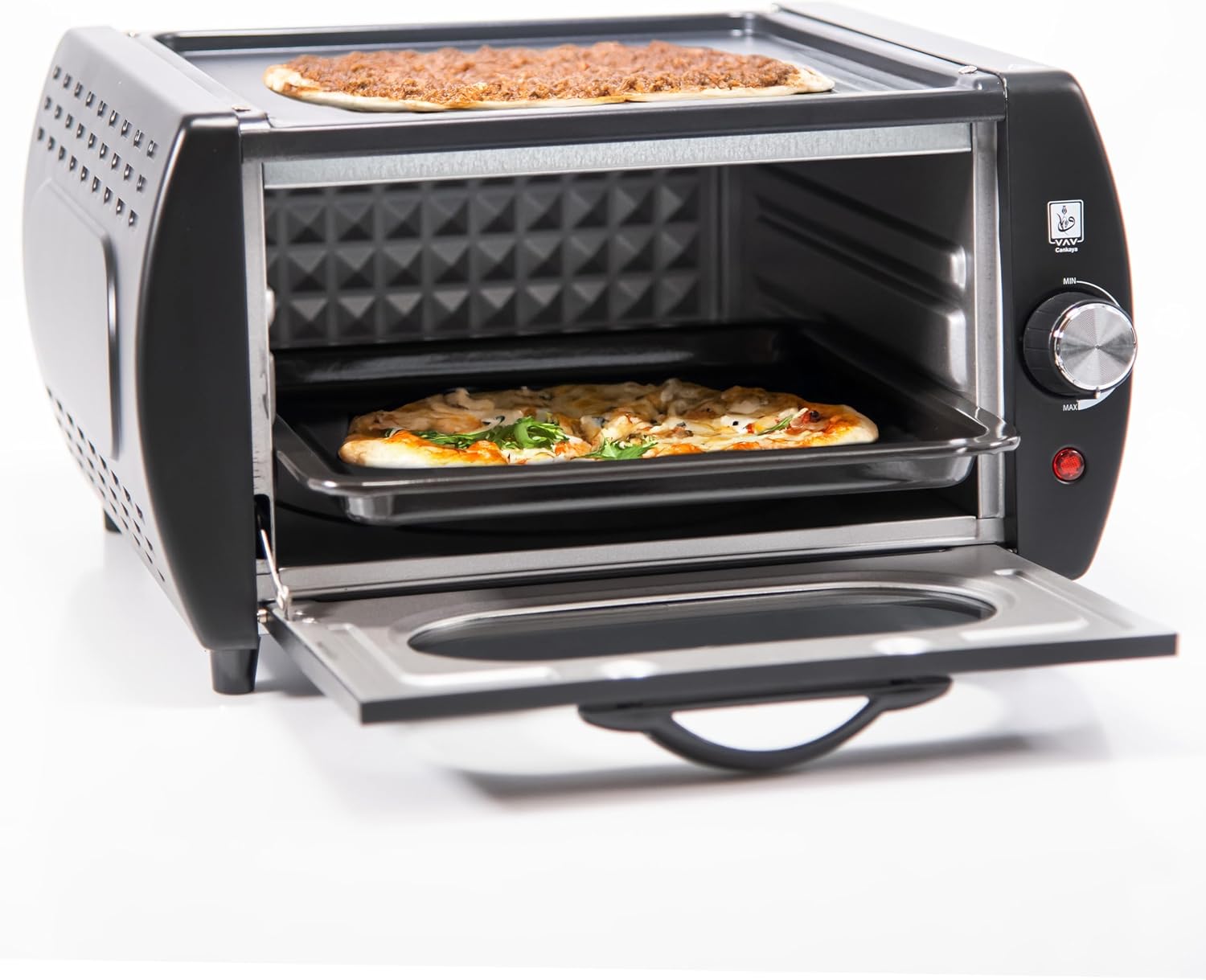 Tandoori Oven Mini Oven Traditional Indian, Oriental and Turkish Food - Chapati Roti Lahmacun Manakish Naan Bread Maker Electric Tandoor Oven