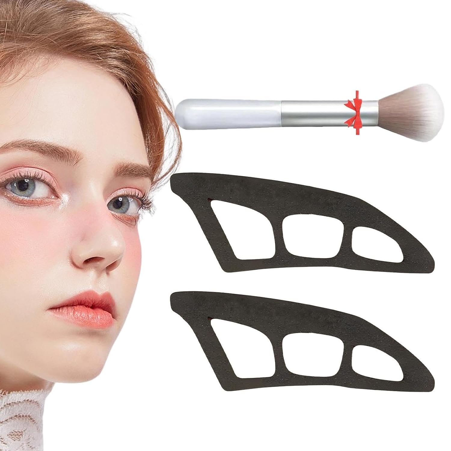 Eyeshadow Tool, Eyeshadow Applicator Tool, Eyeshadow Tool, Auxiliary Tools for Deepening Eye Makeup, Quick Makeup Tools, Create A Variety of Makeup Effects, Suitable for Makeup Lovers and Beginners