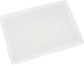 Boltze placemat rectangular, white, 1 pc
