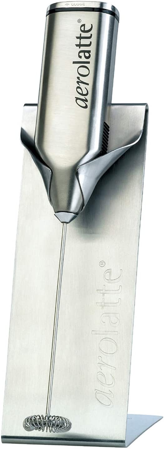 Aerolatte Frother with Stand, Stainless Steel